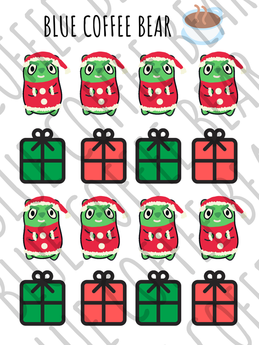 BlueCoffeeBear Grinch Stickers