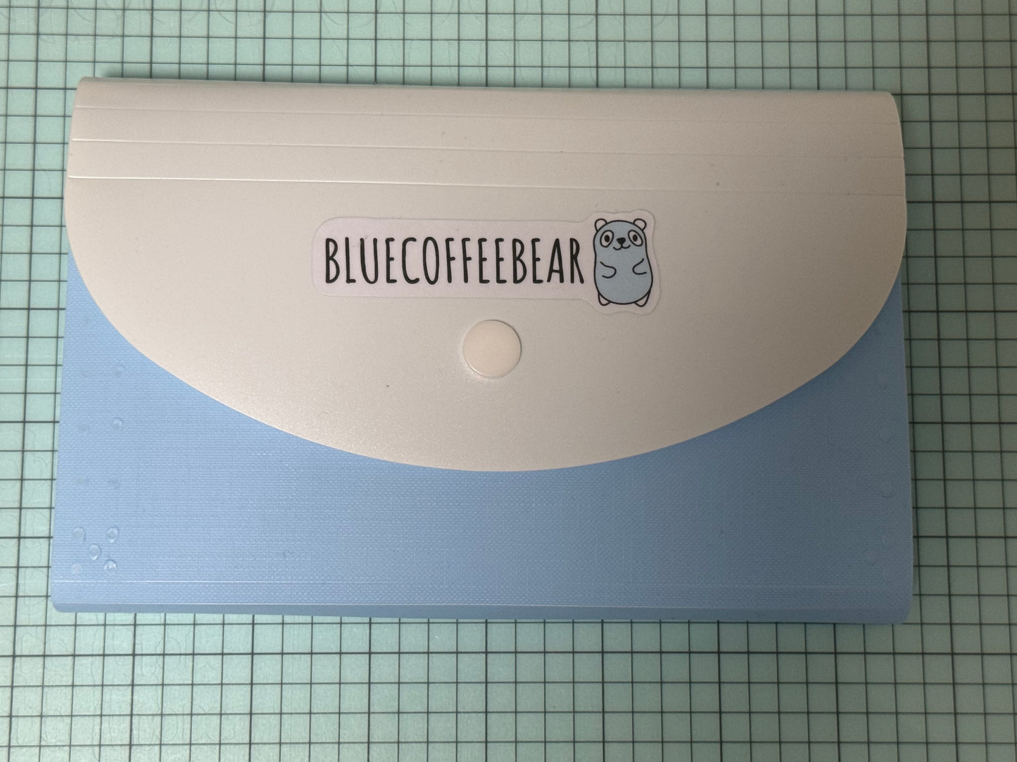 BlueCoffeeBear Accordion Folder Sticker Storage