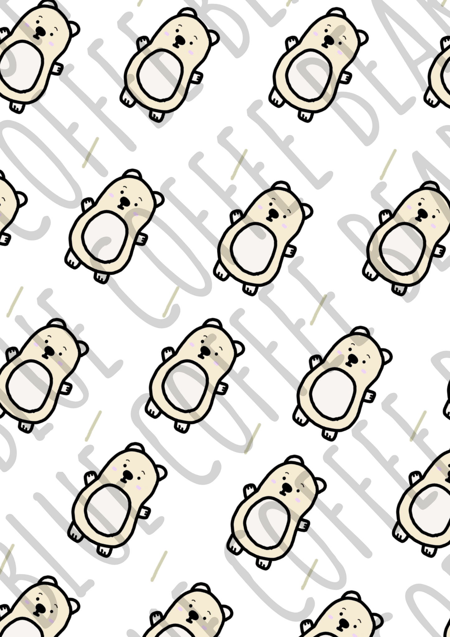 Tea Bear Vellum